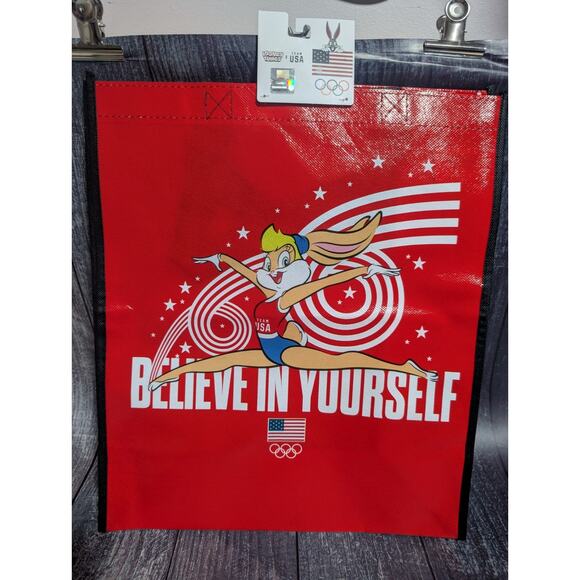 Looney Tunes x Team USA Lola Bunny Reusable Tote Bag BRAND NEW - Picture 1 of 6